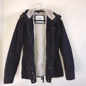 Navy blue Abercrombie and Fitch jacket